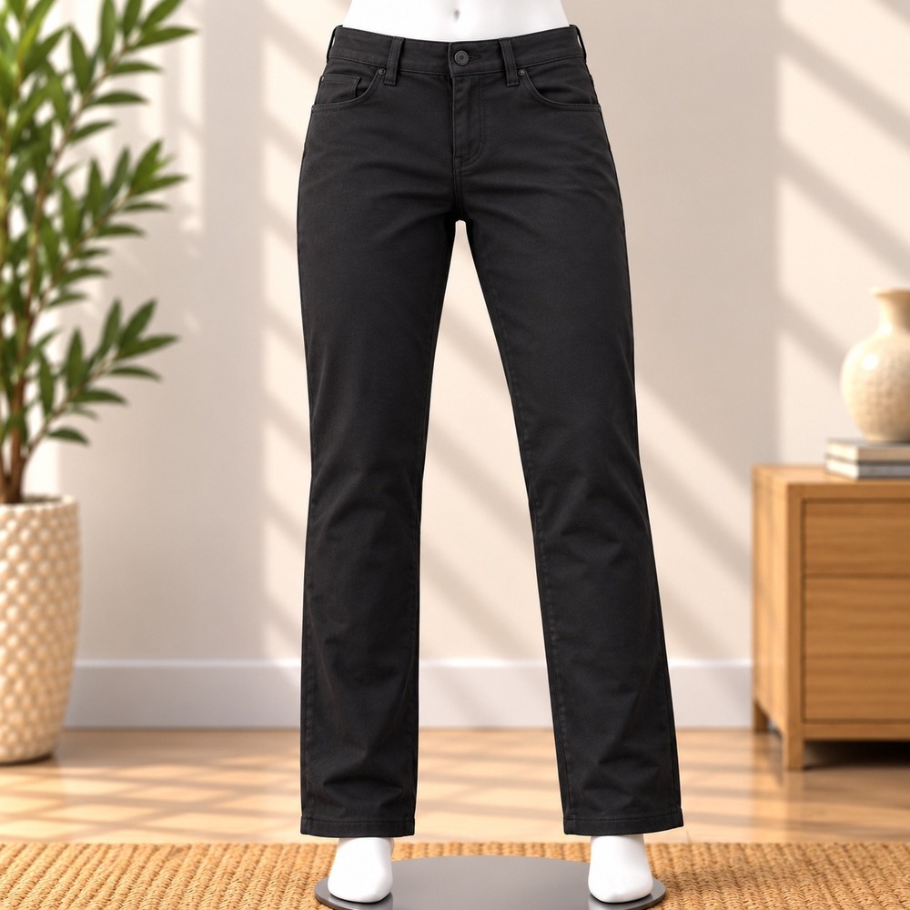 Ann Taylor Skinny Pants Womens 10 Black Stretch Professional Five Pocket